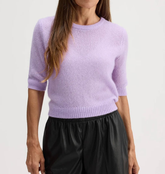 W. Cashmere Tamsin Short Sleeve Crewneck