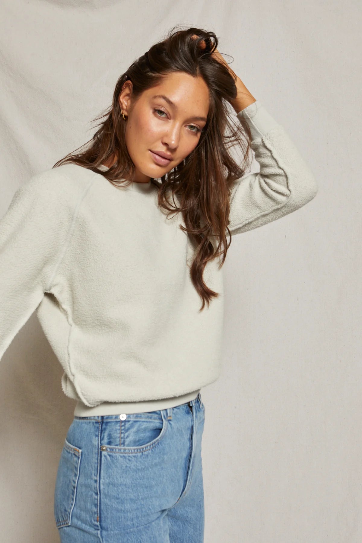 Perfect White Tee Ziggy InsideOut Sweatshirt, sweatshirt, crewneck top, pullover, women's clothing