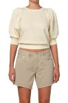 Citizens of Humanity Pleated Short Sleeve Crew