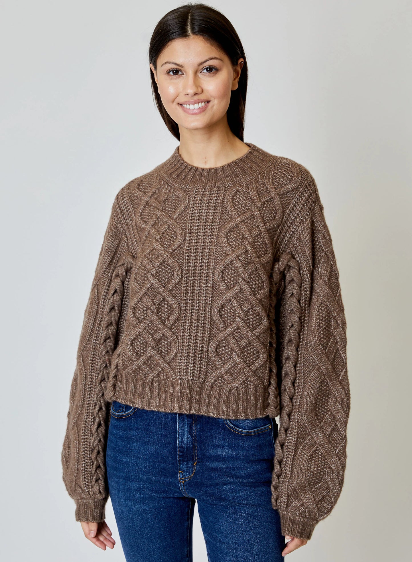 dh New York Lennon Sweater, crewneck sweater, pullover sweater, Chunky Knit Sweater, winter sweater, women's clothing