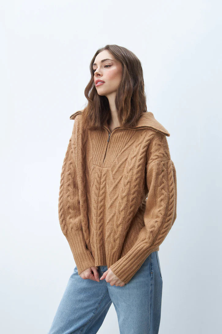 Line Sloane Sweater, sweater, pullover sweater, zip up sweater, women's clothing