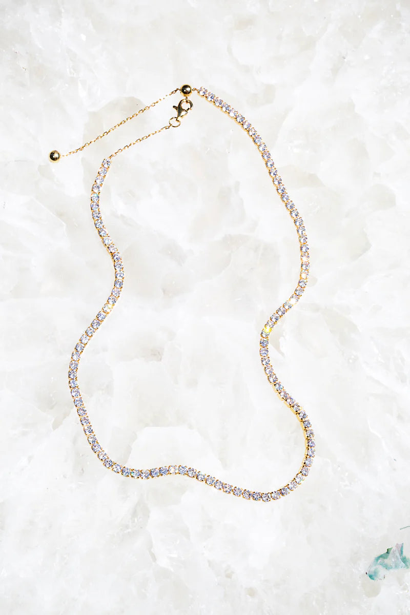 Native Gem Shimmer Necklace, necklace, jewelry, women's accessories