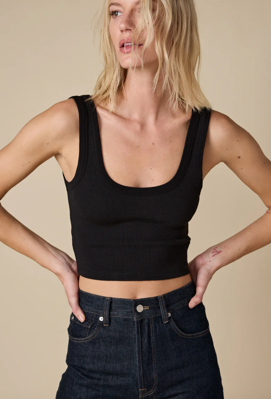 soldout.nyc The Cropped Scoop it Up Tank, tank top, scoop tank, tank, women's clothing