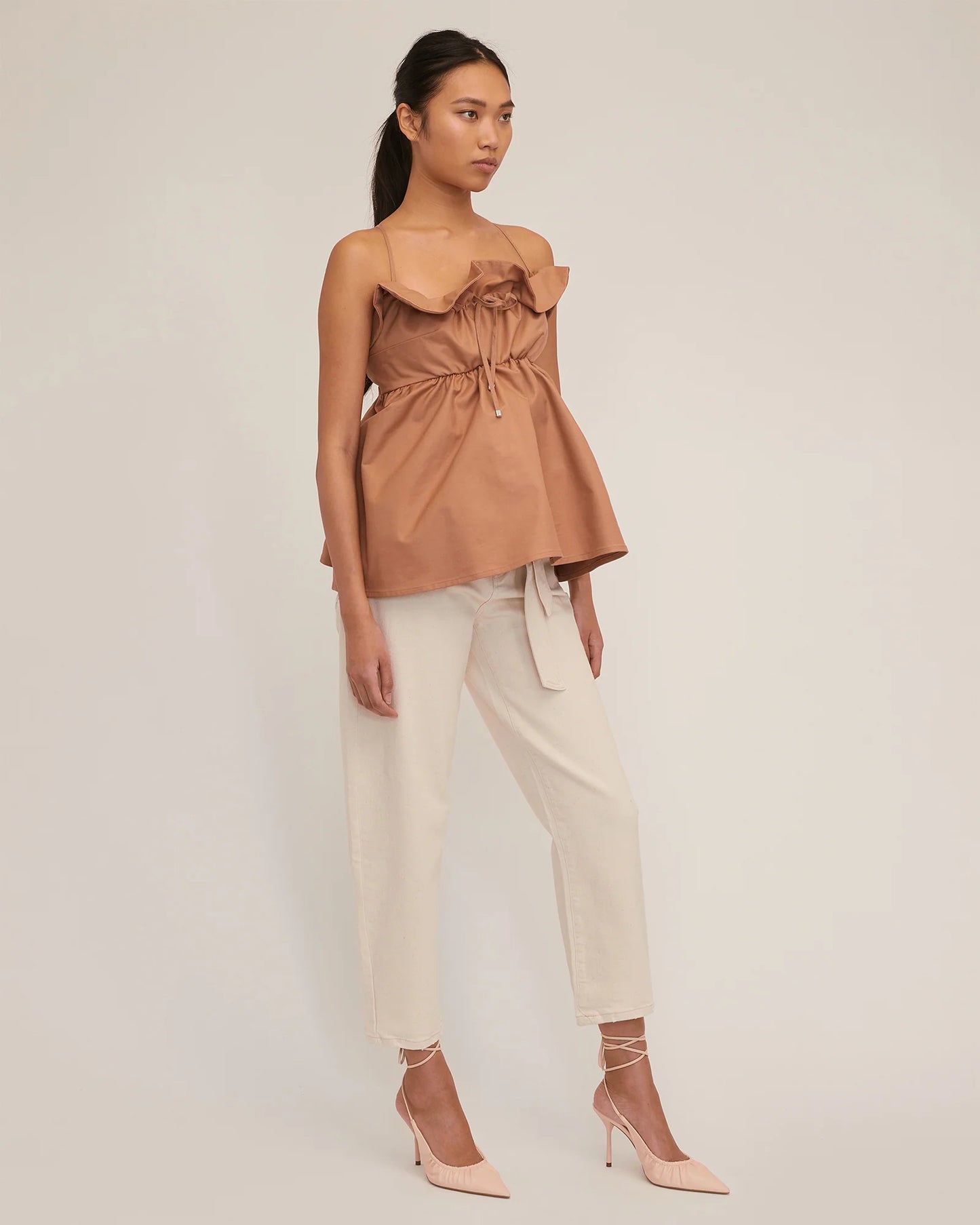 Marissa Webb Jayce Laced Empire Top, fun top, dress up top, women's clothing