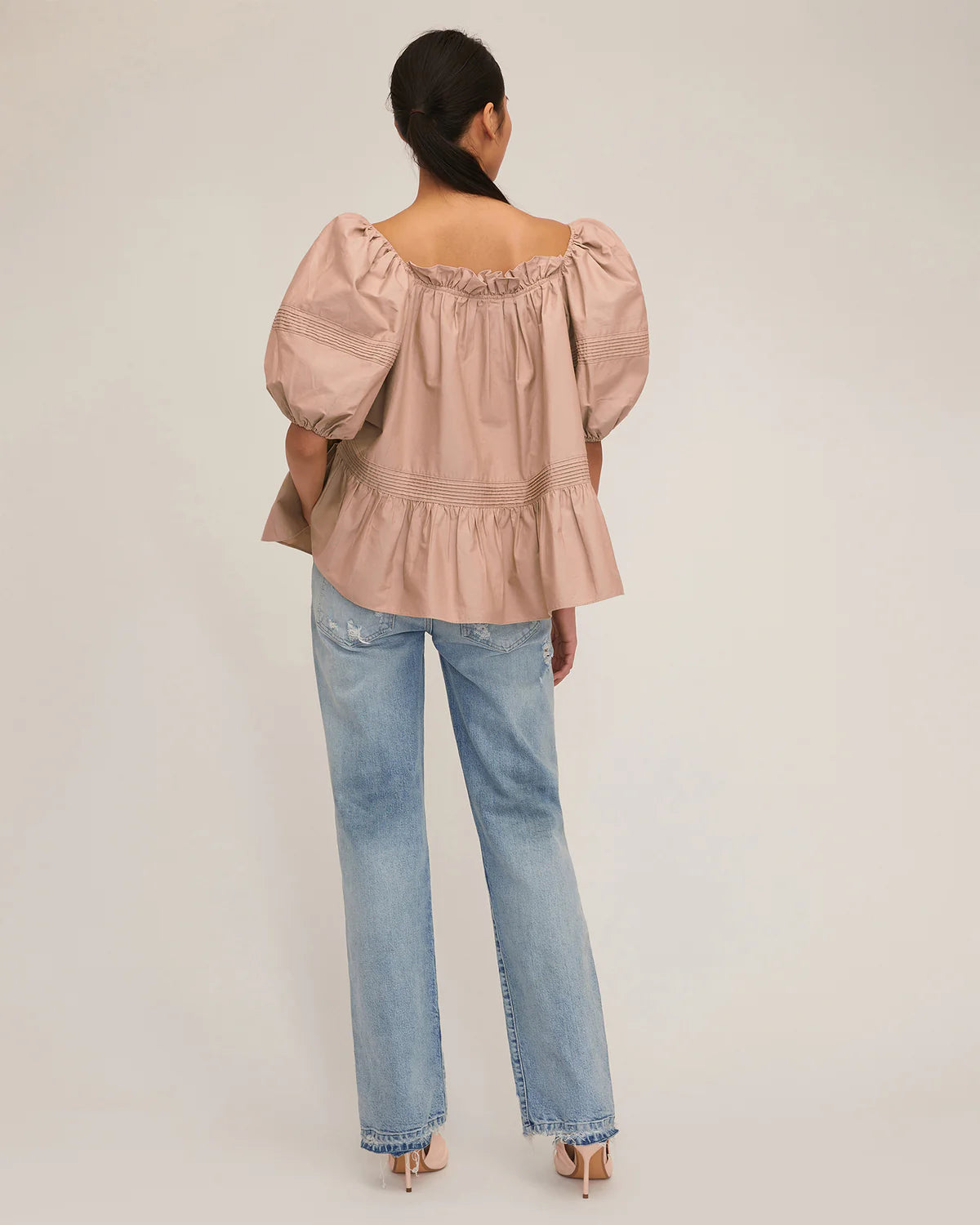 Marissa Webb Aurelia Canvas Swing Top, fun top, dress up, women's clothing