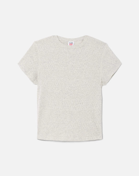 RE/DONE Pointelle 90s Baby Tee, t-shirt, baby tee, tee shirt, top, women's clothing