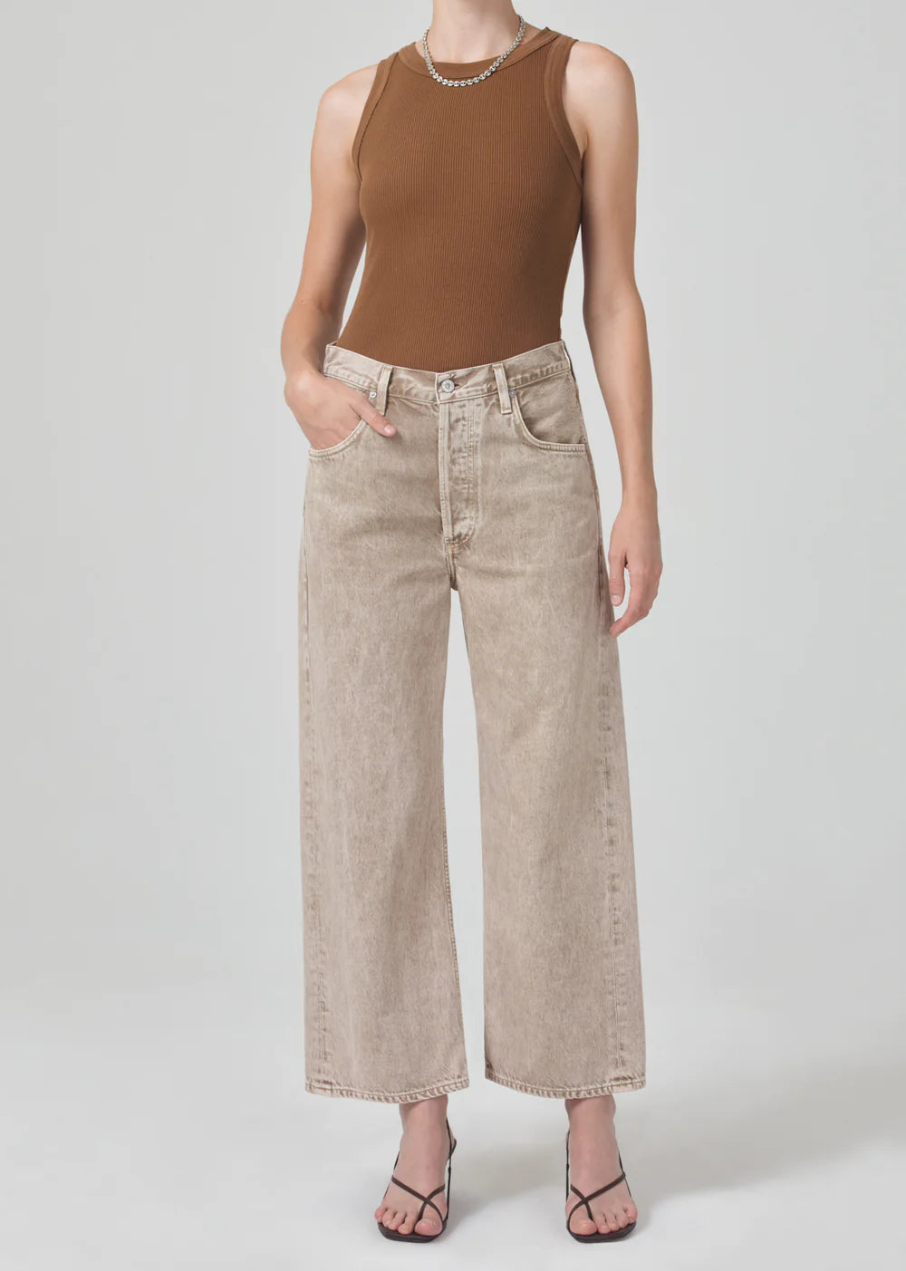 Citizens of Humanity Gaucho Wide Straight Jean, cropped denim, gaucho, straight leg jeans, women's clothing