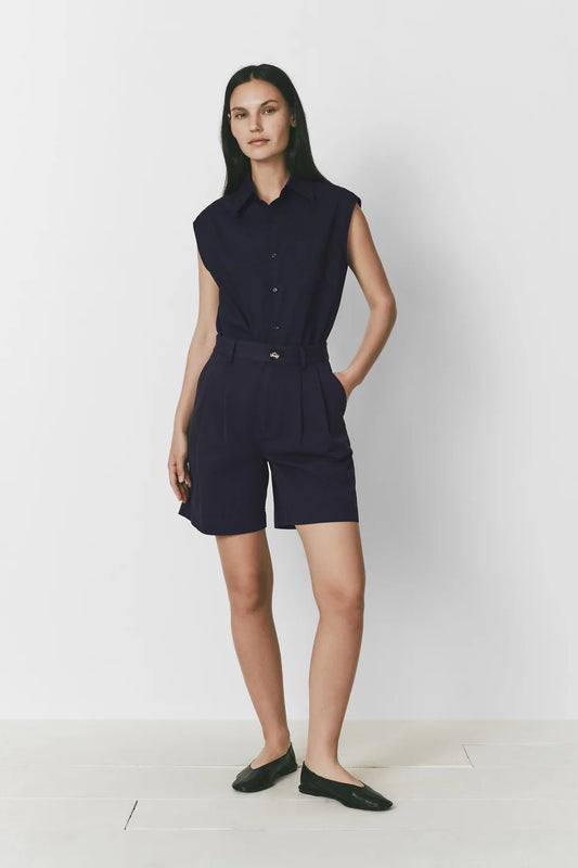 Sophie Rue Antibes Short, shorts, black shorts, dress shorts, pleated shorts, women's clothing