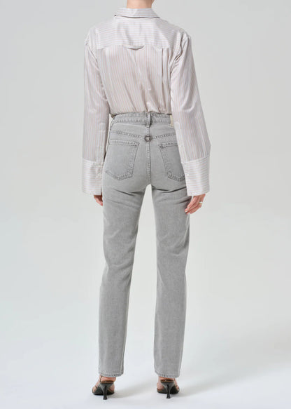 Citizens of Humanity Zurie in Quartz Grey, jeans, denim, grey denim, women's clothing