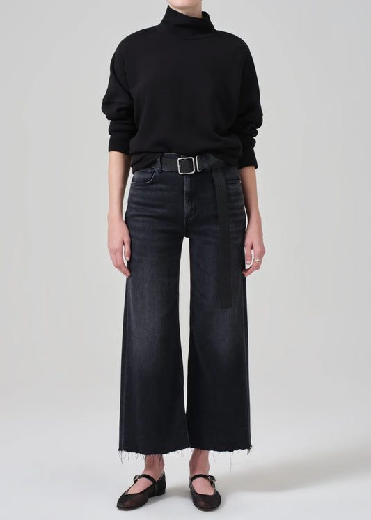 Citizens of Humanity Lyra in Medallion, wide leg denim jeans, wide leg jeans, denim jeans, cropped jeans, women's clothing