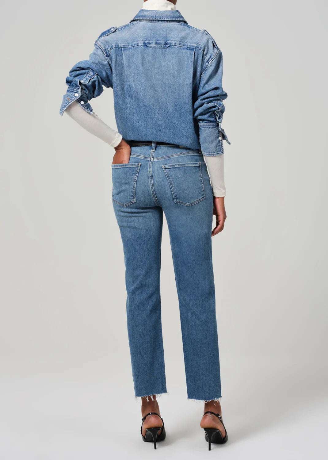 Citizens of Humanity Caia Straight, denim jeans, straight denim, high rise denim, jeans, women's clothing