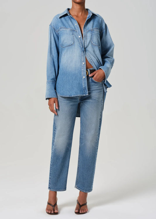 Citizens of Humanity Delfina, high rise denim, straight leg, cropped jeans, denim jeans, women's clothing