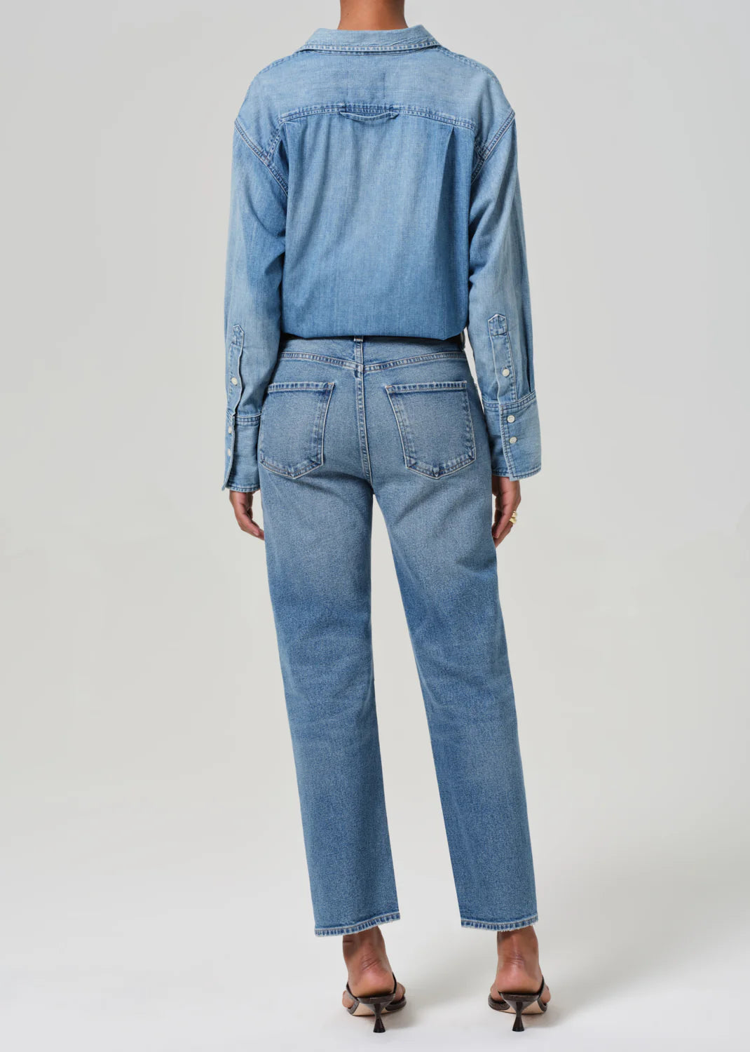 Citizens of Humanity Delfina, high rise denim, straight leg, cropped jeans, denim jeans, women's clothing