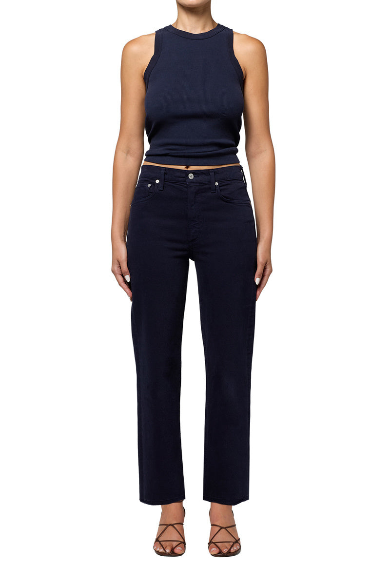Citizens of Humanity Palma Straight, straight denim, denim jeans, navy blue jeans, women's clothing