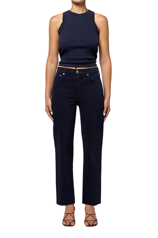 Citizens of Humanity Palma Straight, straight denim, denim jeans, navy blue jeans, women's clothing