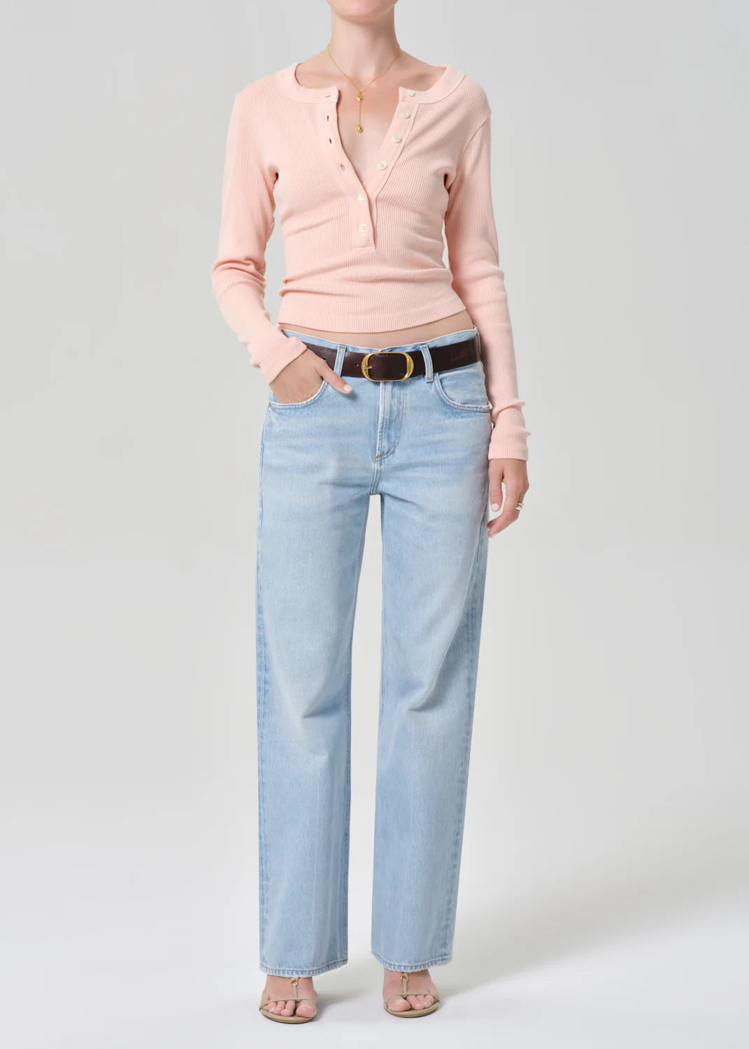 Citizens of Humanity Lindz Easy Straight, straight leg denim jeans, low rise denim, jeans, women's clothing