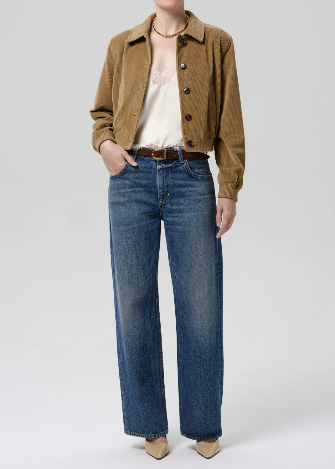 Citizens of Humanity Lindz Easy Straight, straight leg denim jeans, low rise denim, jeans, women's clothing