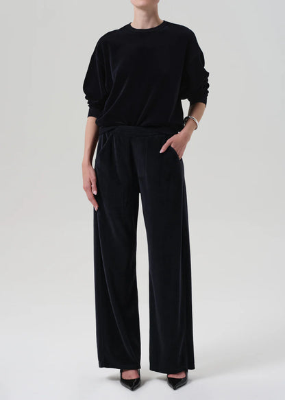 Citizens of Humanity Brynn Drawstring Pant Velour, pants, velour pants, sweat set, women's clothing