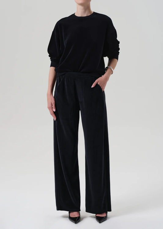 Citizens of Humanity Brynn Drawstring Pant Velour, pants, velour pants, sweat set, women's clothing