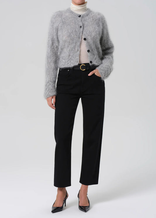 Citizens of Humanity Delfina in Starless, high rise denim, denim jeans, jeans, clean denim, cropped denim, women's clothing