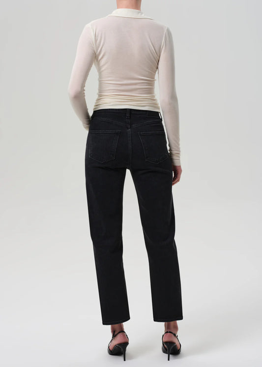 Citizens of Humanity Delfina in Willow, high rise denim, straight leg jeans, denim jeans, cropped denim, women's clothing