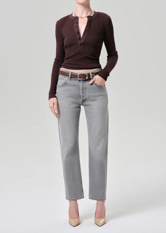 Citizens of Humanity Winslow 29", classic mid rise denim jean, straight leg jeans, grey jeans, women's clothing
