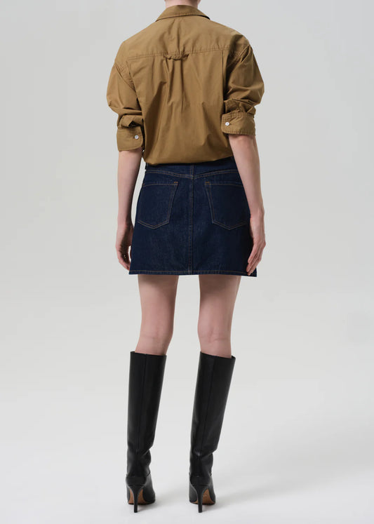 Citizens of Humanity Curved Pocket Mini Skirt, mini skirt, denim skirt, denim, skirt, women's clothing