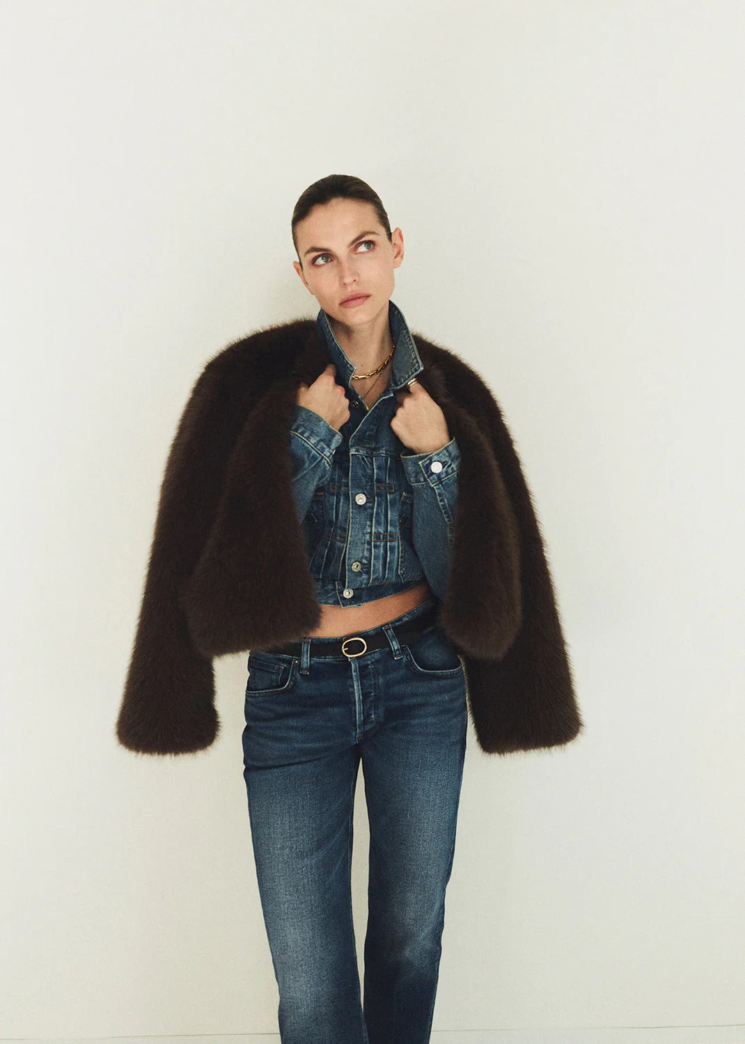 Citizens of Humanity Esme Jacket, faux fur coat, coat, cropped coat, outerwear, women's clothing
