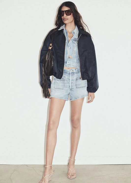 Citizens of Humanity Bubble Hem Bomber Jacket, spring jacket, bomber jacket, women's clothing