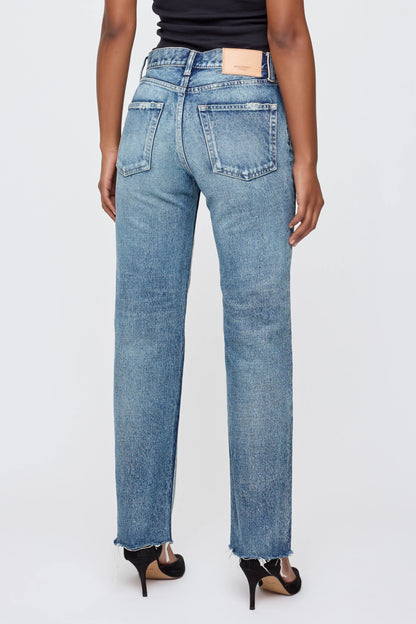 Moussy MV Ravencrest Straight, mid-rise denim, denim jeans, straight jeans, women's clothing