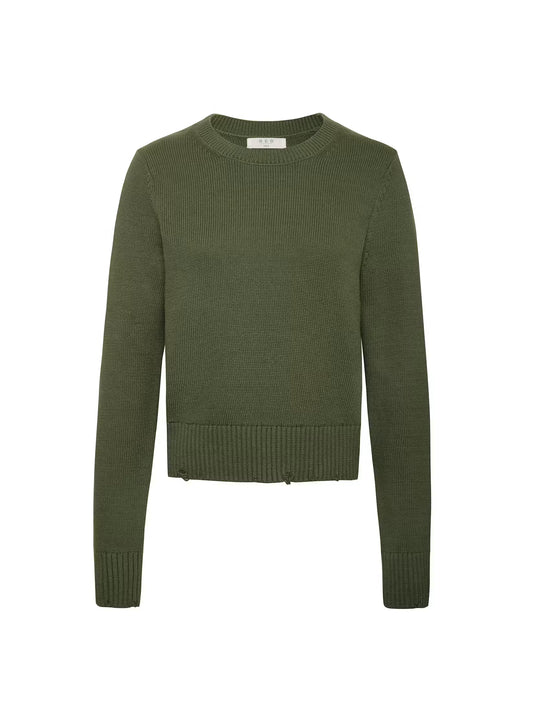One Grey Day Lowen Crewneck Sweater, crewneck, pullover, sweater, women's clothing