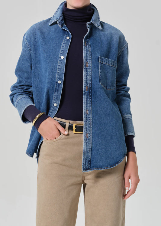 Citizens of Humanity Carter Shirt, denim shirt, button down shirt, jean shirt, women's clothing
