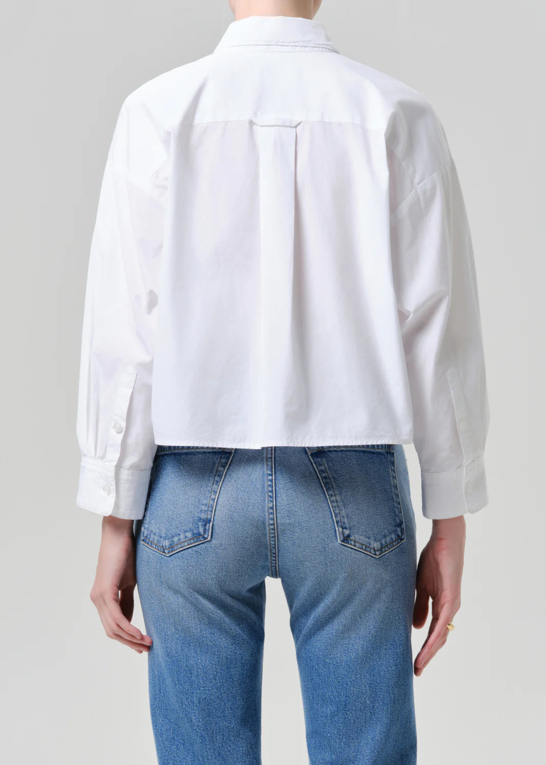 Citizens of Humanity Petit Ami Shirt, button down shirt, long sleeved button down white shirt, women's clothing