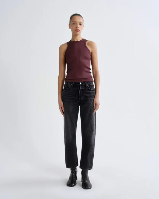 AGOLDE 90's Jean in Translation, straight leg and full-length silhouette create a clean denim jeans, women's clothing