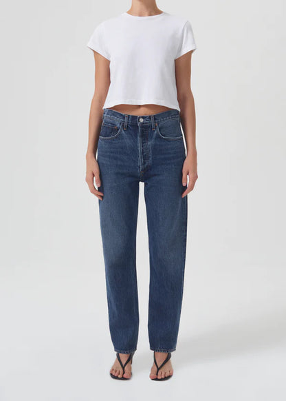 AGOLDE 90s Jean Organic Cotton jeans, denim, jean, denim jeans, cropped denim, cropped jeans, women's clothing