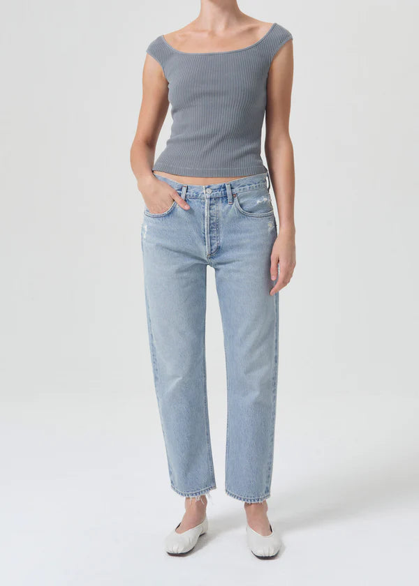 AGOLDE Parker Jean, straight leg jeans, denim, cropped jeans, women's clothing