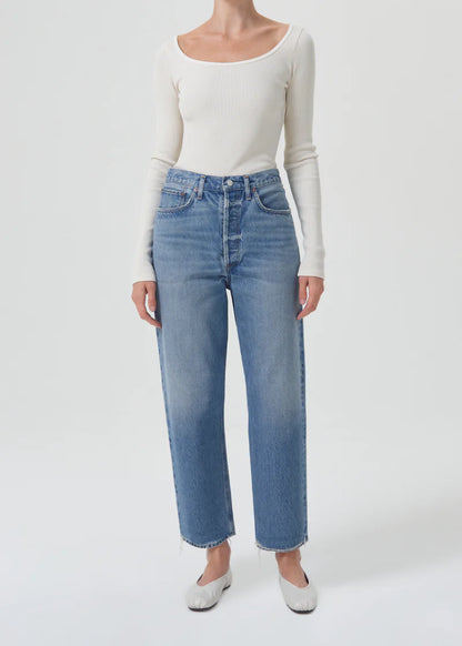 AGOLDE 90s Jean Organic Cotton jeans, denim, jean, denim jeans, cropped denim, cropped jeans, women's clothing