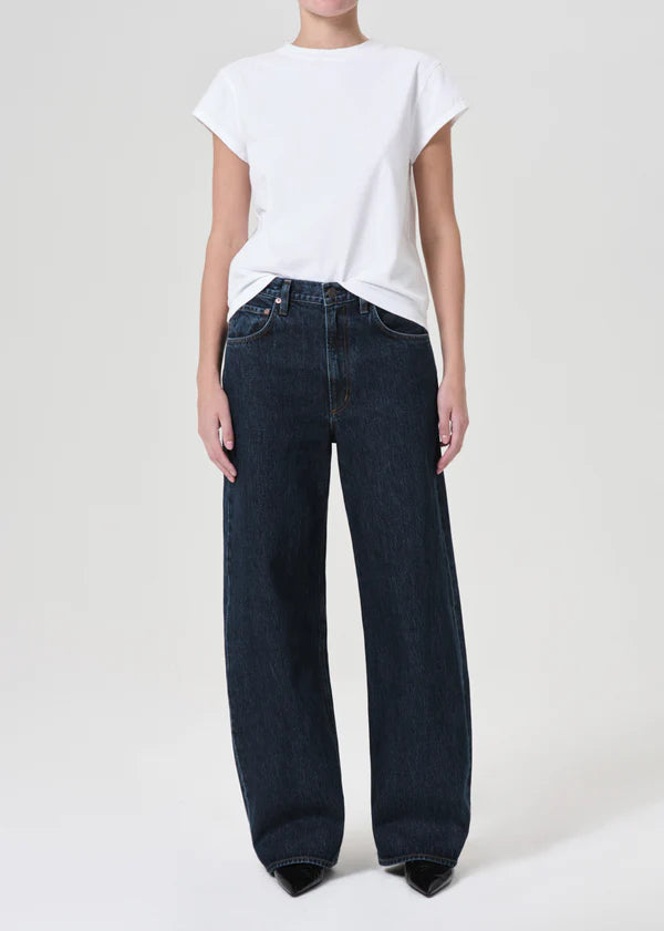 AGOLDE Low Curve Jean, denim jeans, curved jeans, clean denim, women's clothing