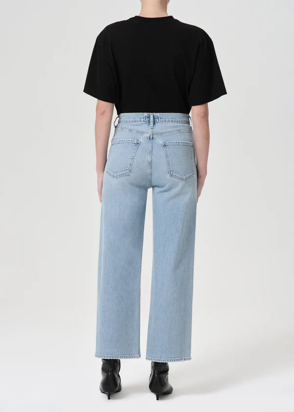 AGOLDE Ren in Groove, high rise denim, denim jeans, cropped denim, clean denim, women's clothing