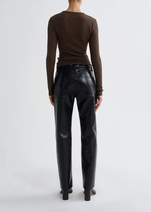 AGOLDE Lana in Recycled Leather pants, leather like pants, leather jeans, pants, women's clothing