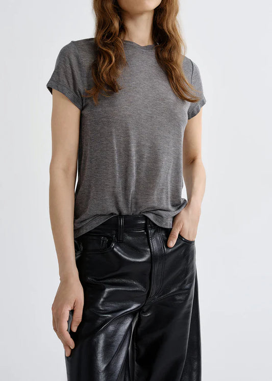 AGOLDE Long Line Adine Tee, t-shirt, long tee, shirt, women's clothing