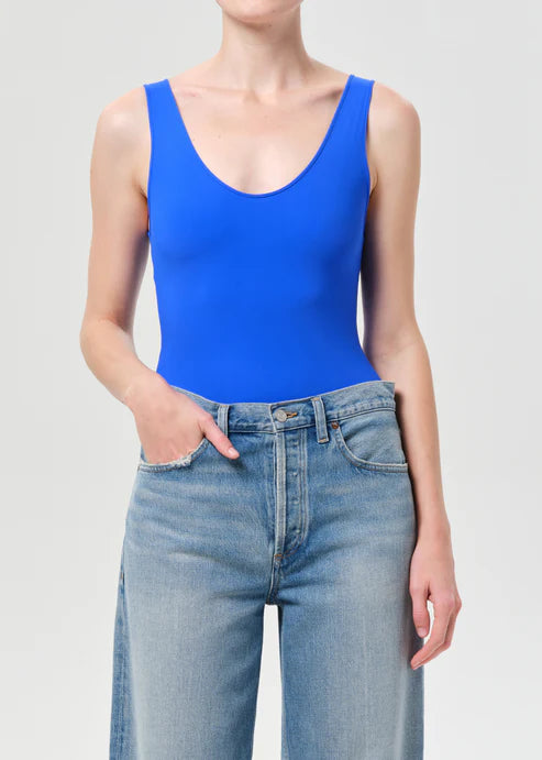AGOLDE Tora Bodysuit, scoop neck body suit, bodysuit, women's clothing