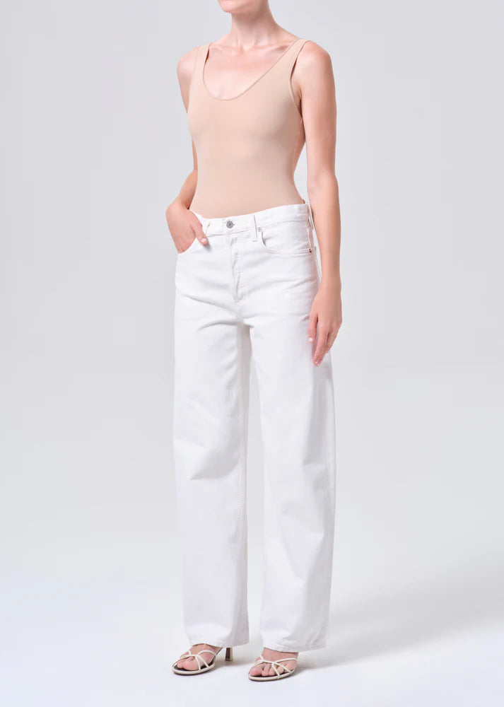AGOLDE Tora Bodysuit, scoop neck body suit, bodysuit, women's clothing
