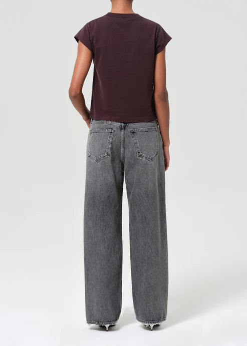 AGOLDE Low Slung Baggy in Spirit, jeans, denim, denim jeans, baggy jeans, clean denim, women's clothing