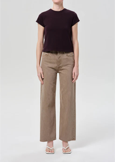 AGOLDE Ren in Trail, high rise denim jeans, clean denim jeans, jeans, women's clothing