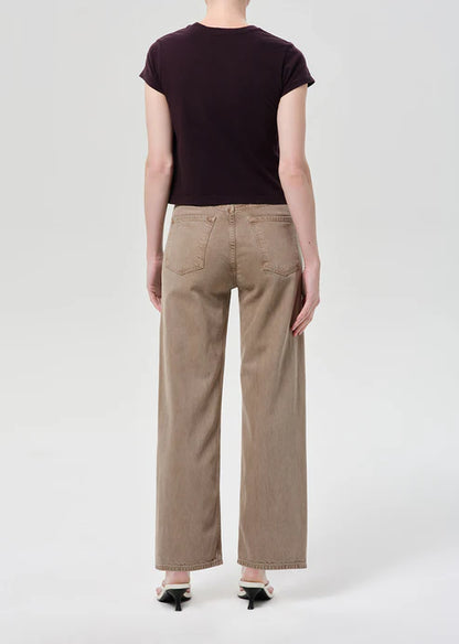 AGOLDE Ren in Trail, high rise denim jeans, clean denim jeans, jeans, women's clothing