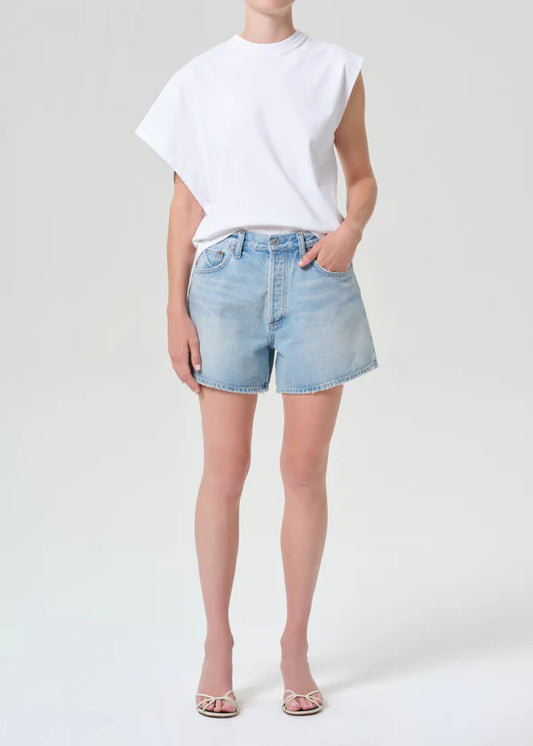 AGOLDE Leith Short, denim shorts, jean shorts, baggy denim shorts, women's clothing