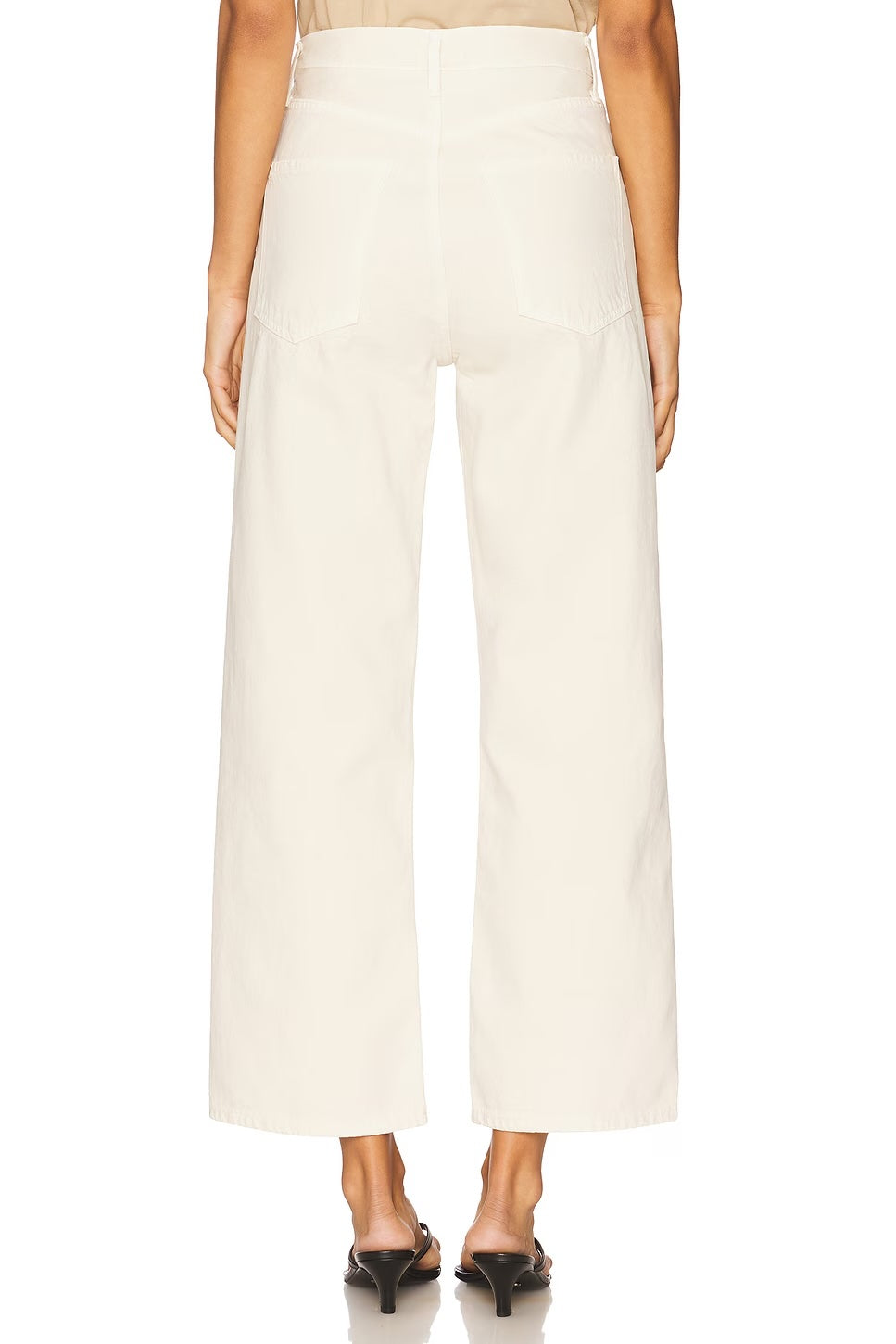 AGOLDE Ren in Brown Rice, denim jeans, jeans, cropped denim, high rise jeans, women's clothing