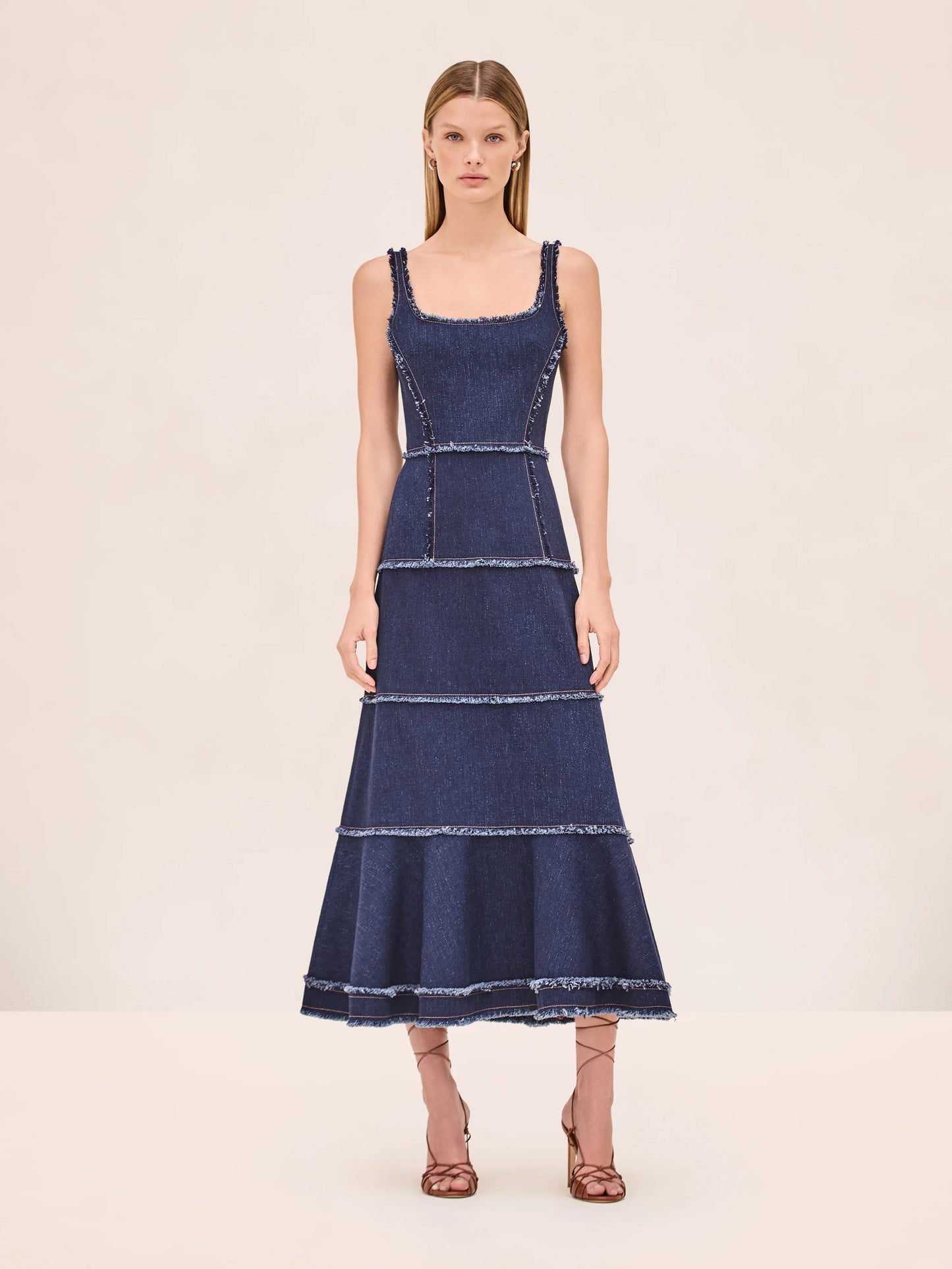 ALEXIS Stefania Dress, denim dress, midi-dress, long dress, tank dress, women's clothing