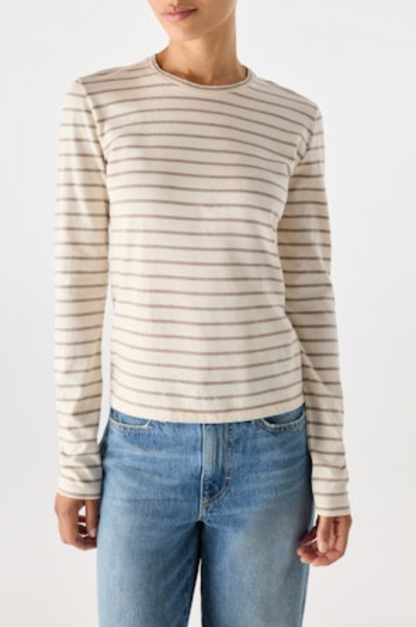 AMO Drew Long Sleeve, long sleeve t-shirt, long sleeved tee, striped shirt, women's clothing